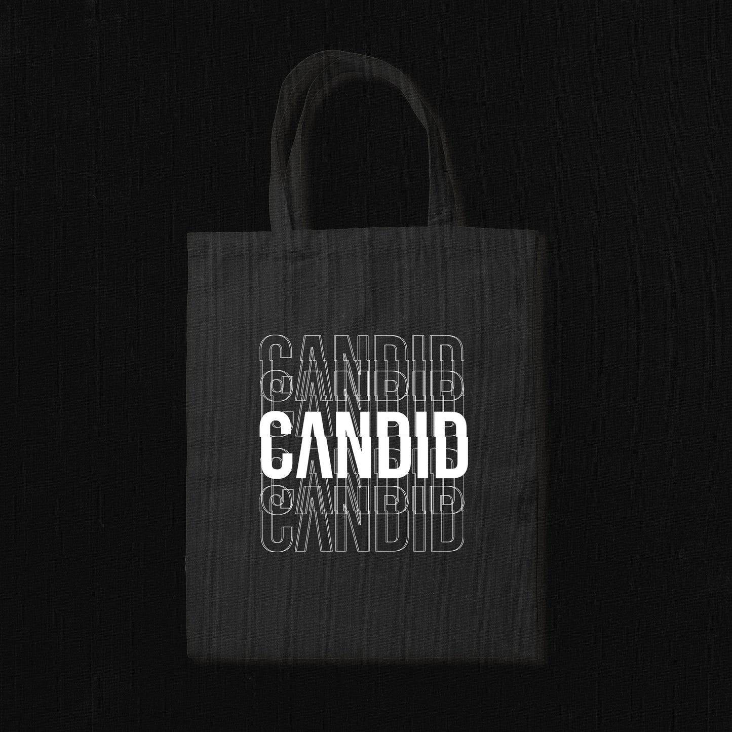 CANDID REFLECTION LOGO TOTE BAG
